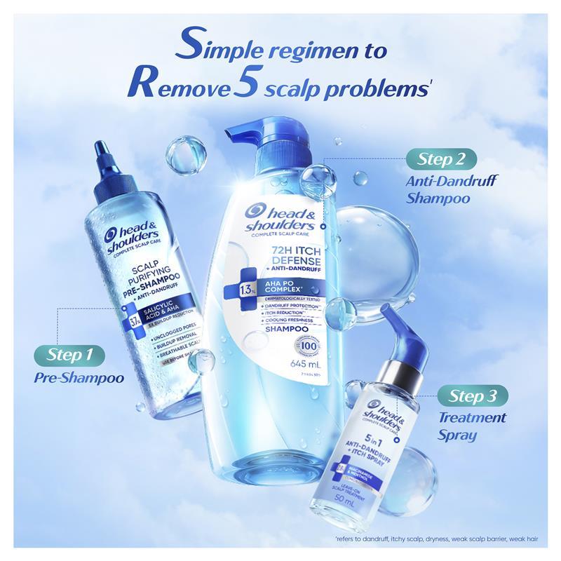 Head & Shoulders 72 Hour Itch Defence Shampoo 645ml