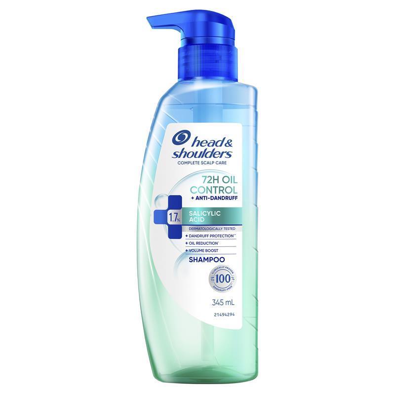 Head & Shoulders 72 Hour Oil Control Shampoo 345ml