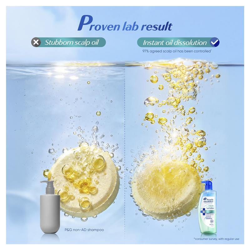 Head & Shoulders 72 Hour Oil Control Shampoo 645ml