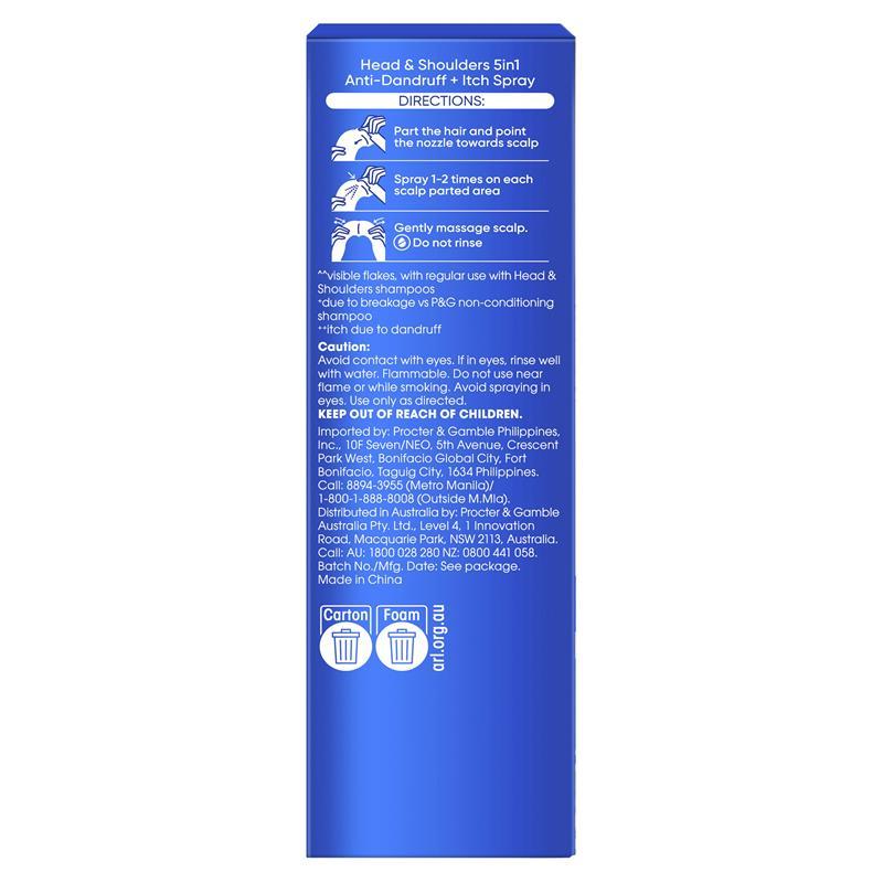 Head & Shoulders 72 Hour Itch Defence Spray 50ml