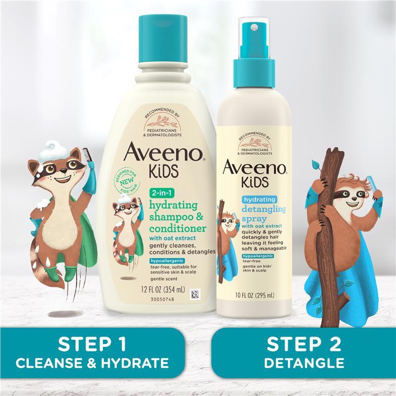 Aveeno Kids Hydrating Detangling Spray 295mL