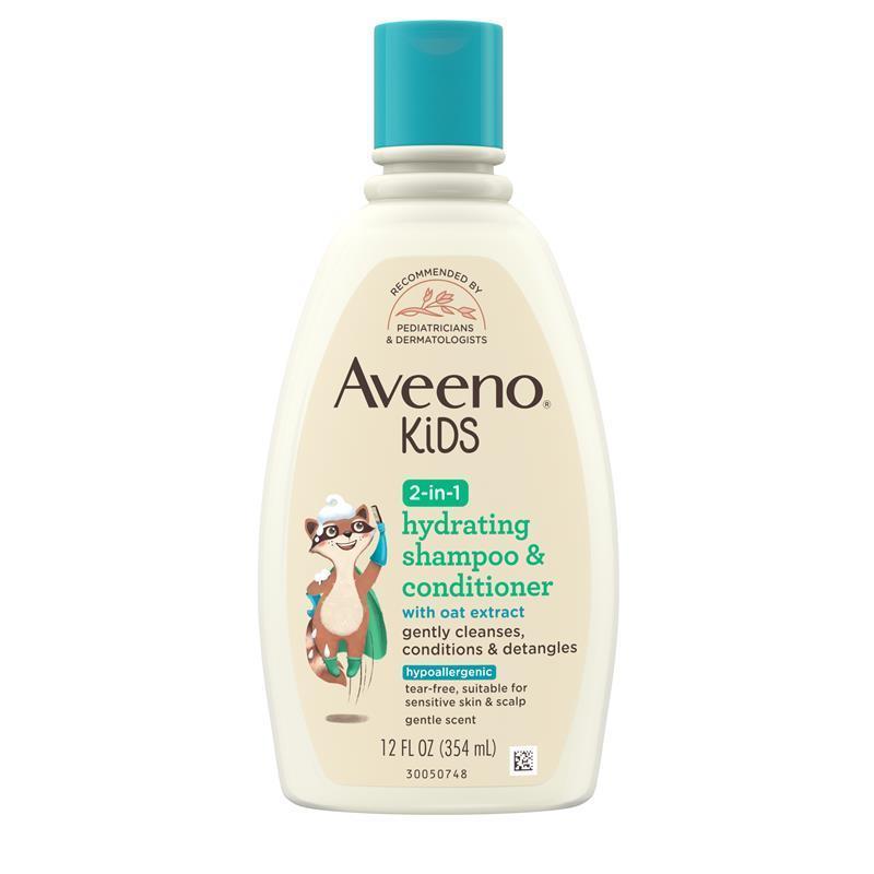 Aveeno Kids 2-in-1 Hydrating Shampoo & Cond 354mL