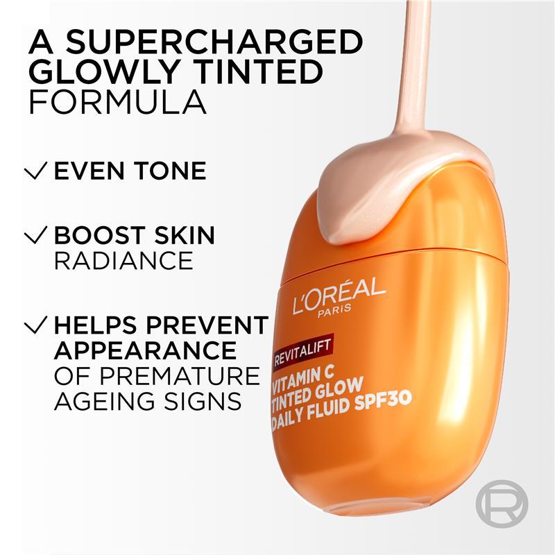 L'Oreal Paris Revitalift Clinical Vit C Fluid Tinted SPF30