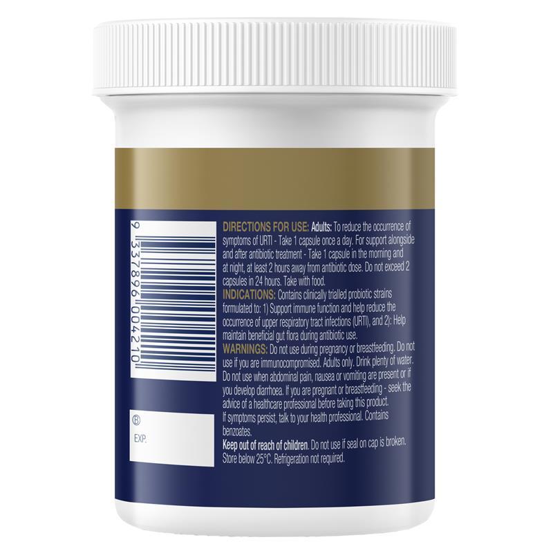BioCeuticals UltraBiotic Immune + Antibiotic Support 30 Hard Capsules
