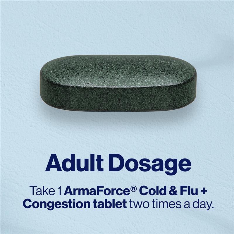 BioCeuticals ArmaForce Cold & Flu + Congestion 60 Tablets