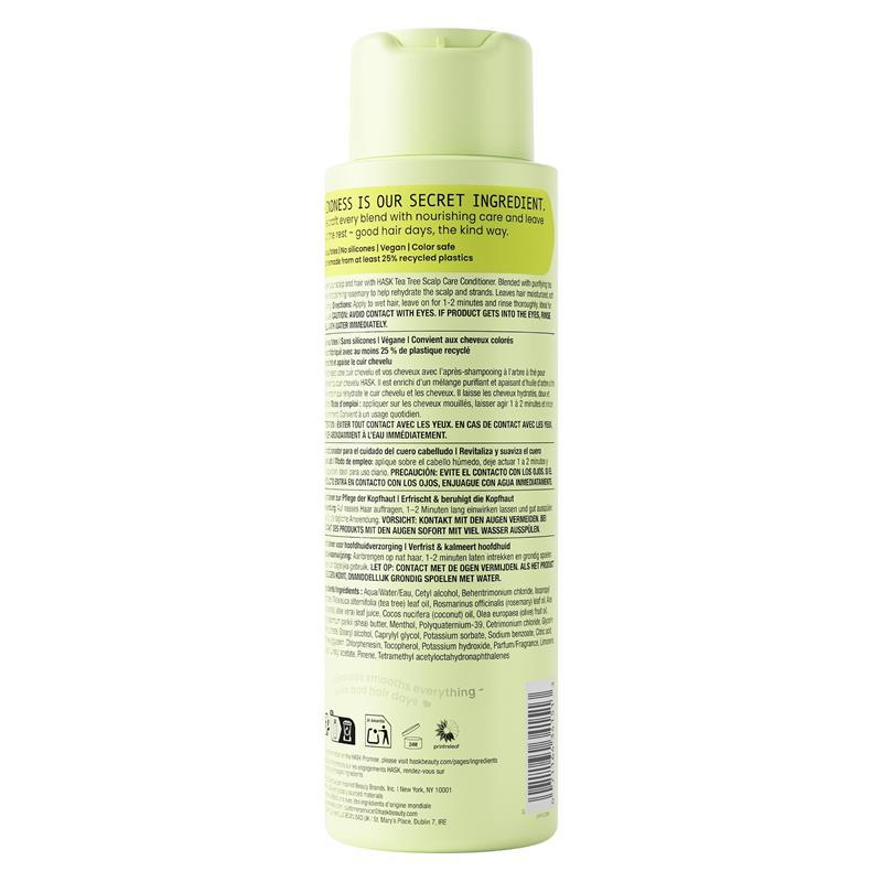 Hask Soothe + Tea Tree Oil & Rosemary Scalp Care Conditioner 473ml