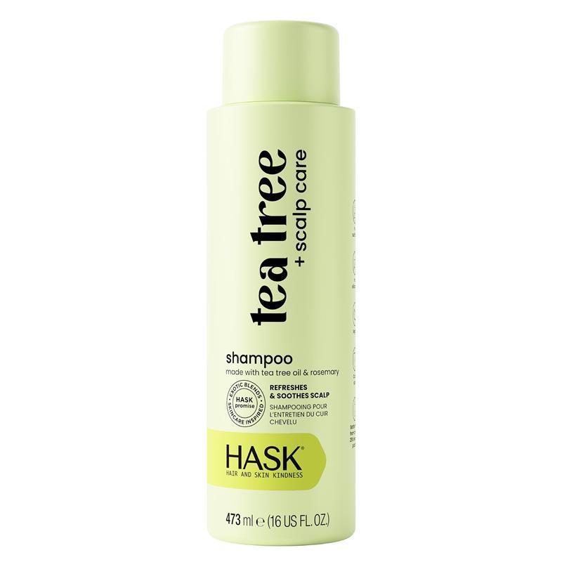 Hask Soothe + Tea Tree Oil & Rosemary Scalp Care Shampoo 473ml