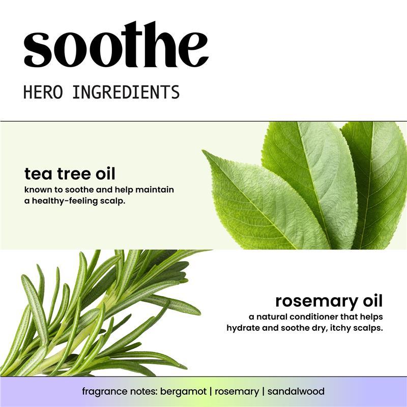 Hask Soothe + Tea Tree Oil & Rosemary Scalp Care Leave-In Spray 175ml