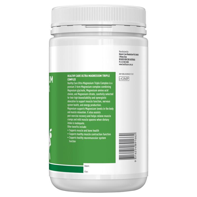 Healthy Care Ultra Magnesium Triple Complex 240 Tablets