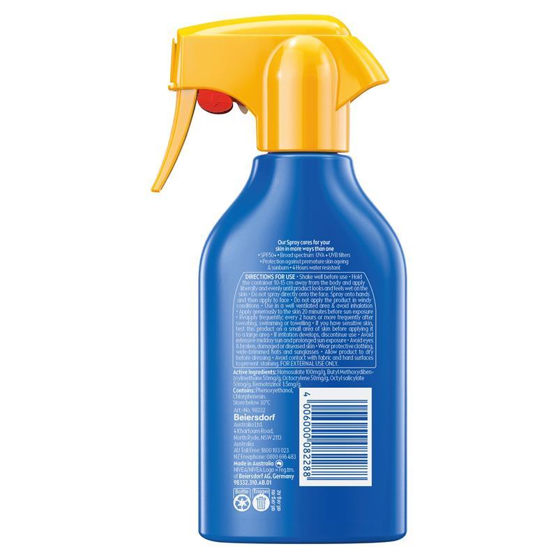 NIVEA Sun Protect & Moisture Trigger Spray SPF50+ 270ml