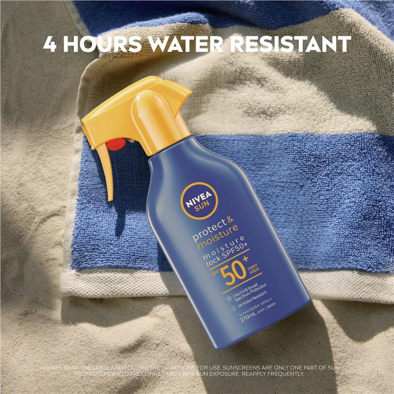 NIVEA Sun Protect & Moisture Trigger Spray SPF50+ 270ml