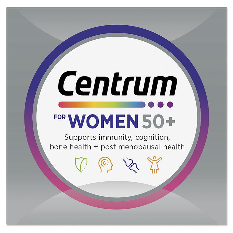 Centrum Multivitamin For Women 50+ 120 Tablets Exclusive Size