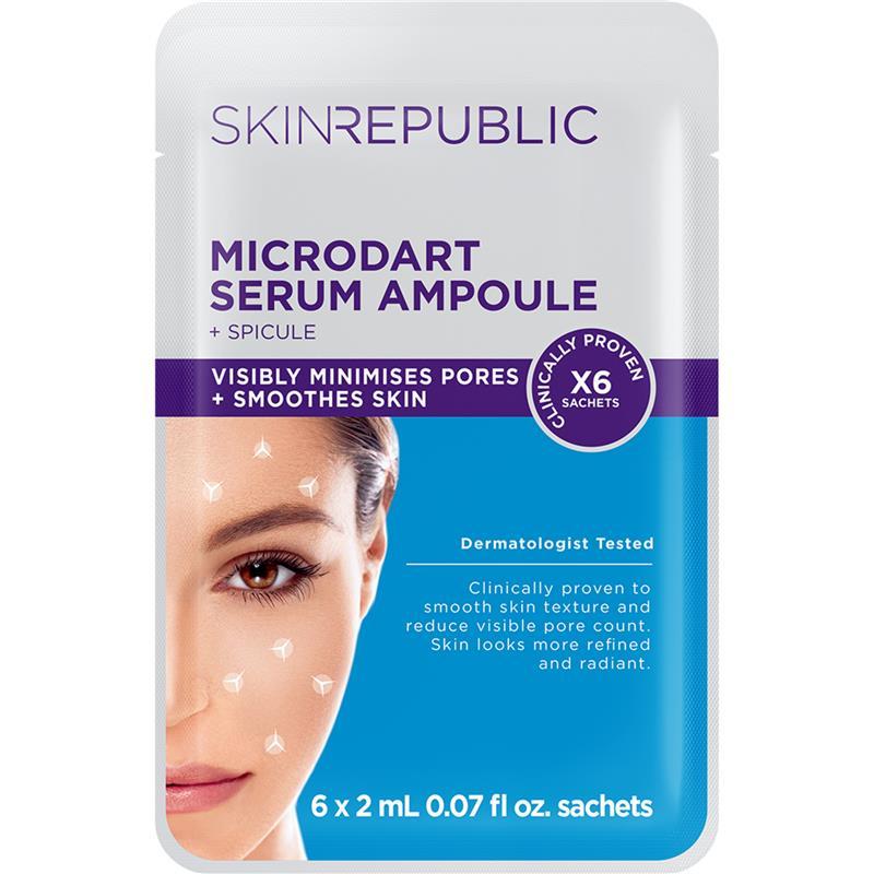 Skin Republic Microdart Serum Ampoule + Spicule (6 X 2ml Serum Ampoules)