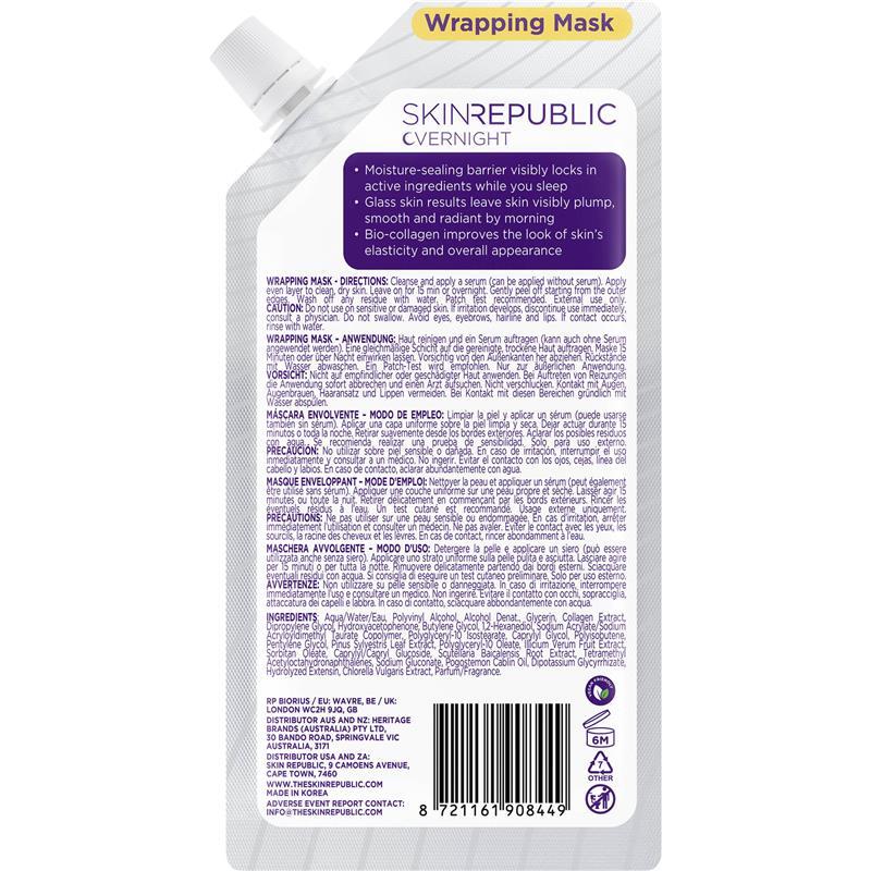 Skin Republic Bio-Collagen Overnight Wrapping Mask 25ml