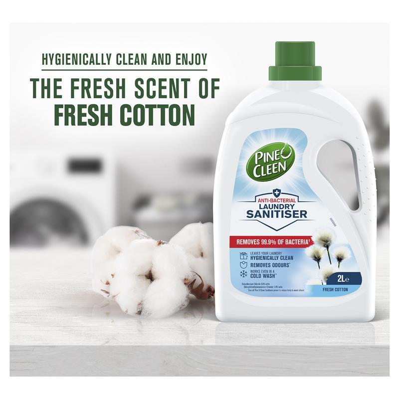 Pine O Cleen Laundry Sanitiser Fresh Cotton 2L