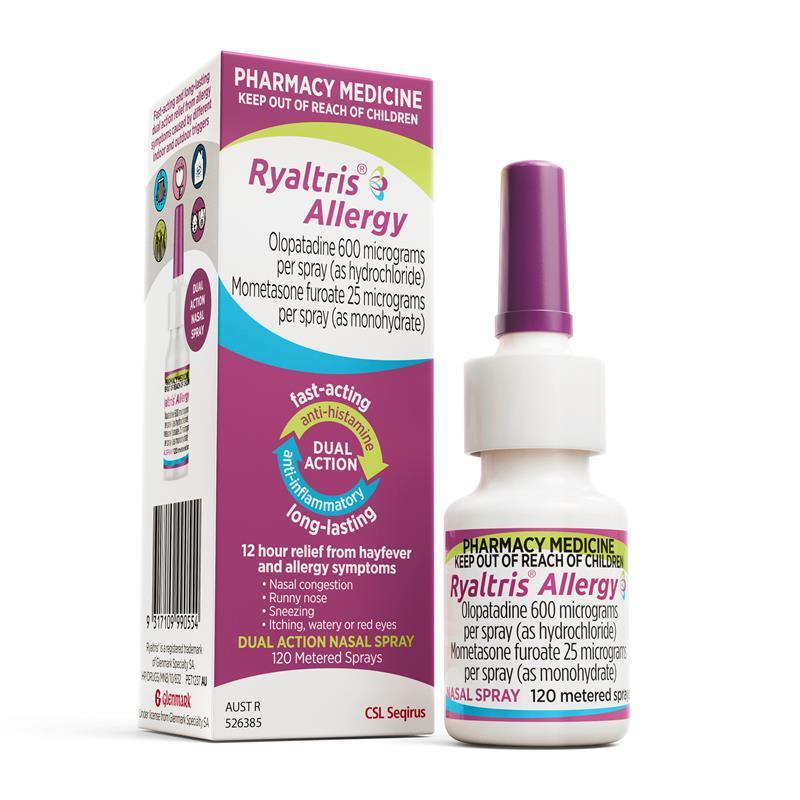 Ryaltris Allergy Nasal Spray 120 Dose