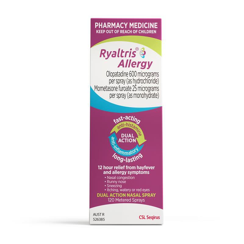 Ryaltris Allergy Nasal Spray 120 Dose