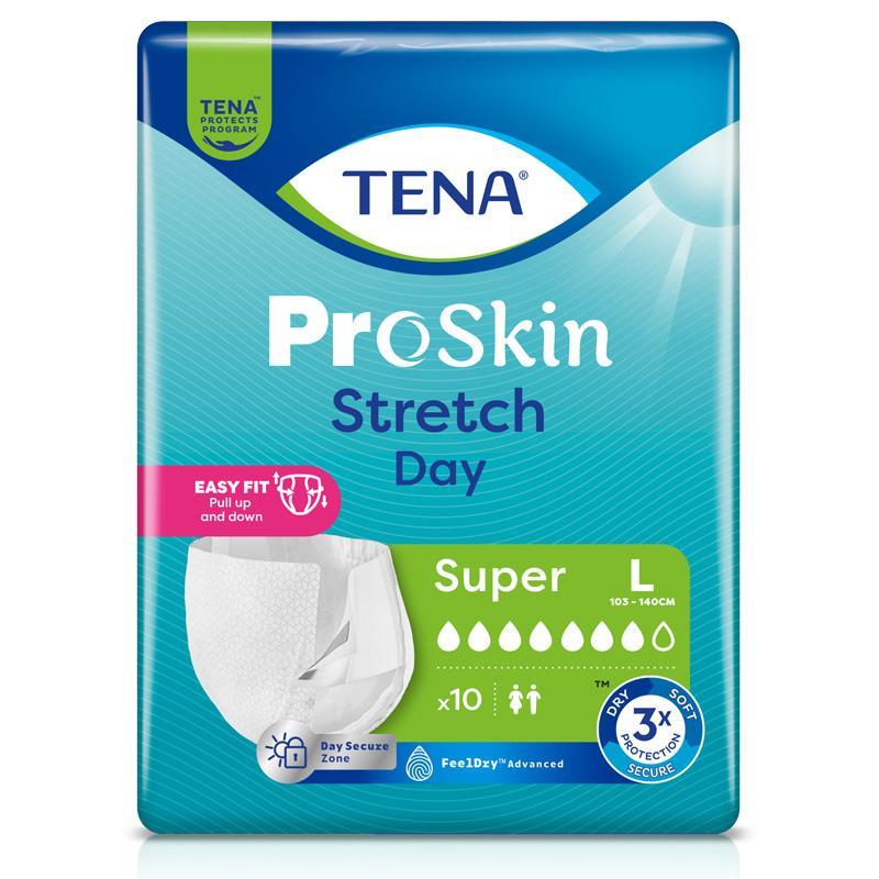 Tena Pants Stretch Day Super Large 10 Pack