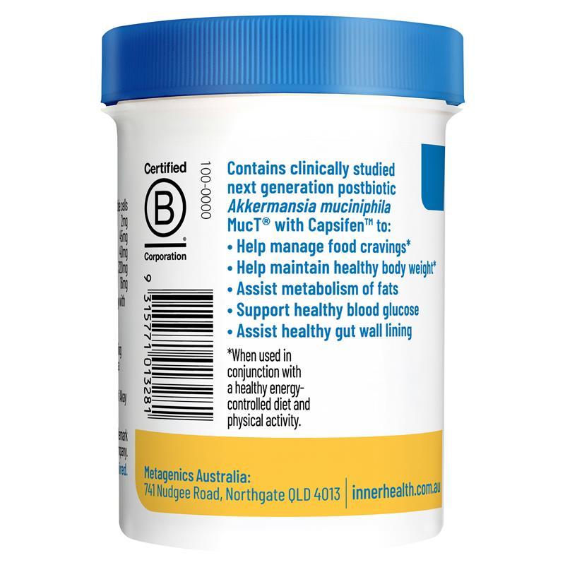 Inner Health Metabolism & Weight With Akkermansia 30 Capsules