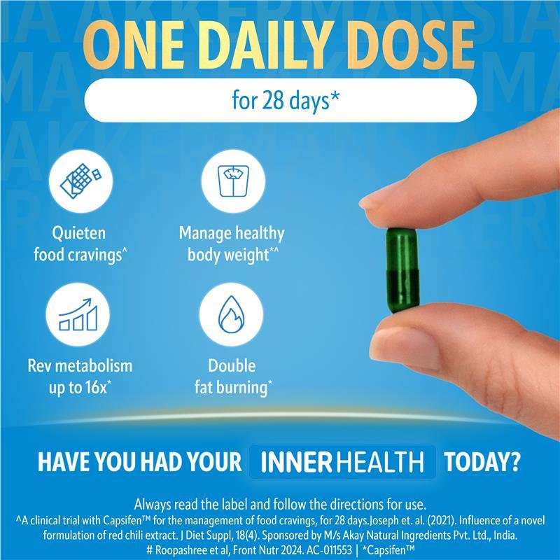 Inner Health Metabolism & Weight With Akkermansia 30 Capsules