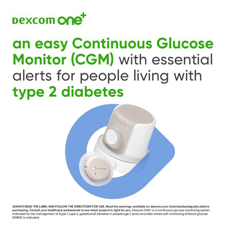 Dexcom ONE+ Continuous Glucose Monitor