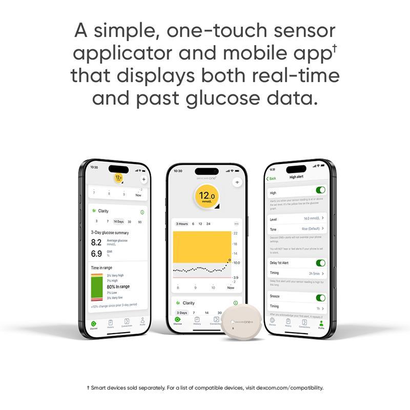 Dexcom ONE+ Continuous Glucose Monitor
