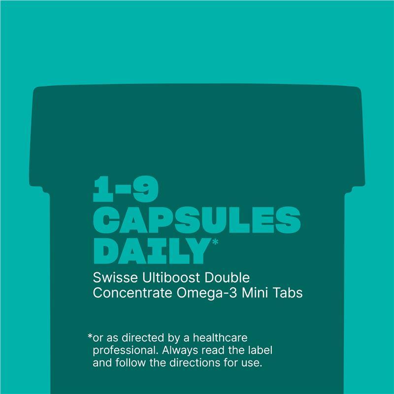 Swisse Ultiboost Double Concentrate Omega-3 Mini 150 Capsules