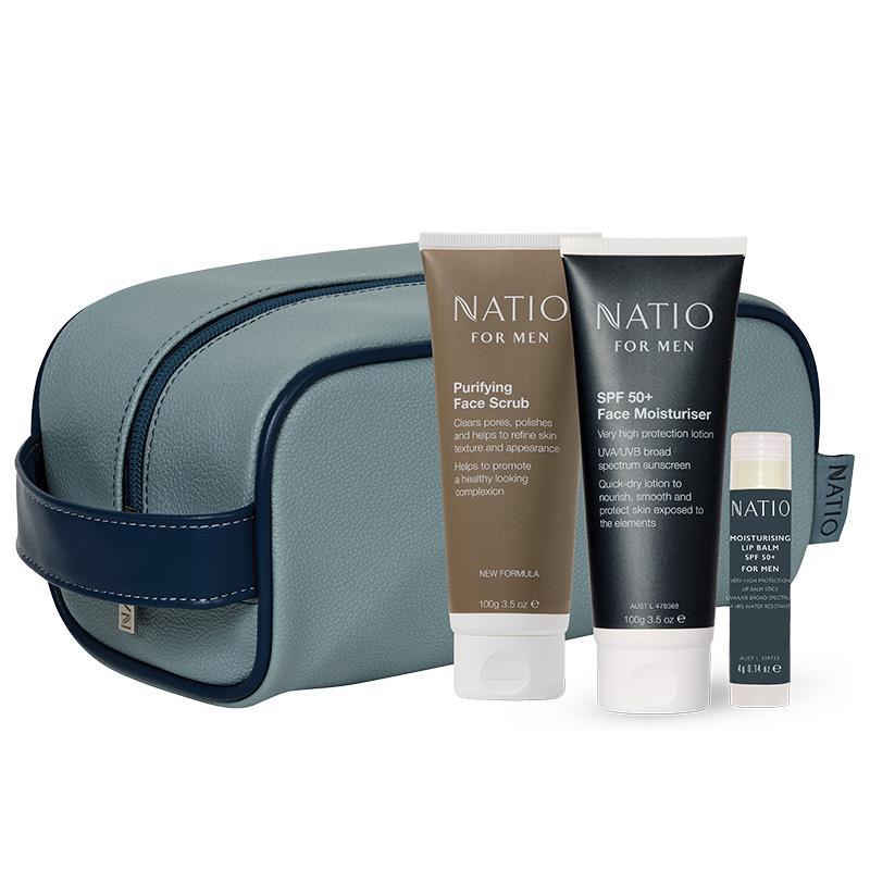 Natio Men Handsome Trio Skincare Set