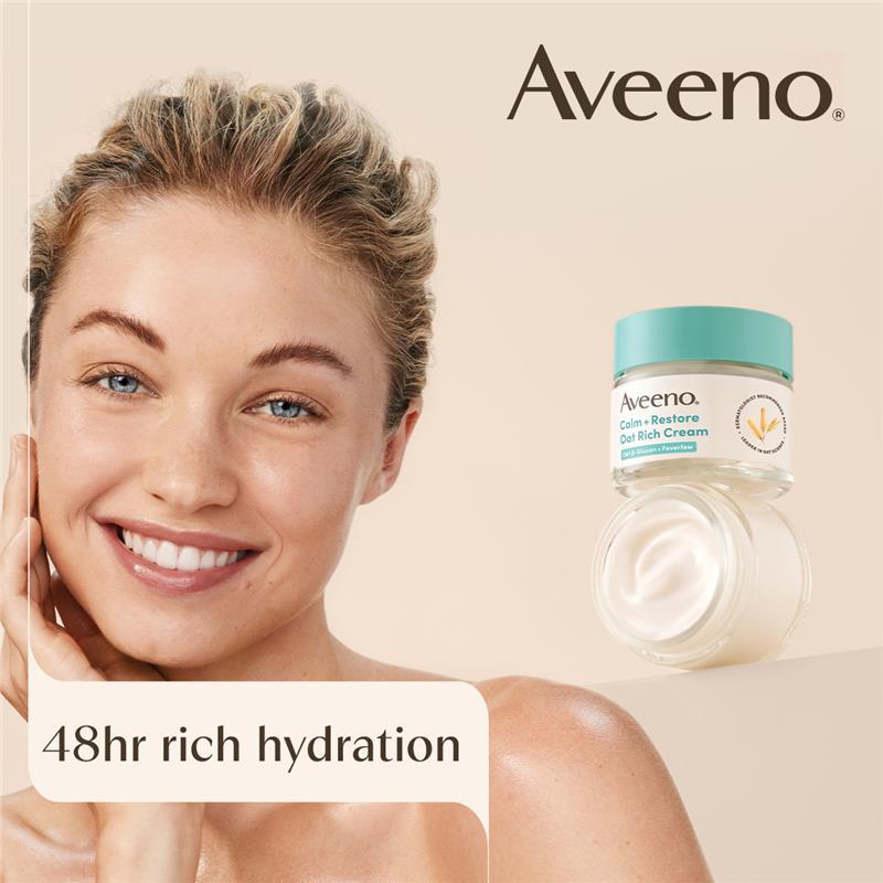 Aveeno Face Calm & Restore Oat Rich Cream 50g