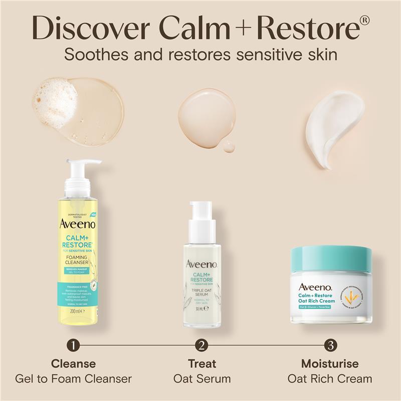 Aveeno Face Calm & Restore Oat Rich Cream 50g