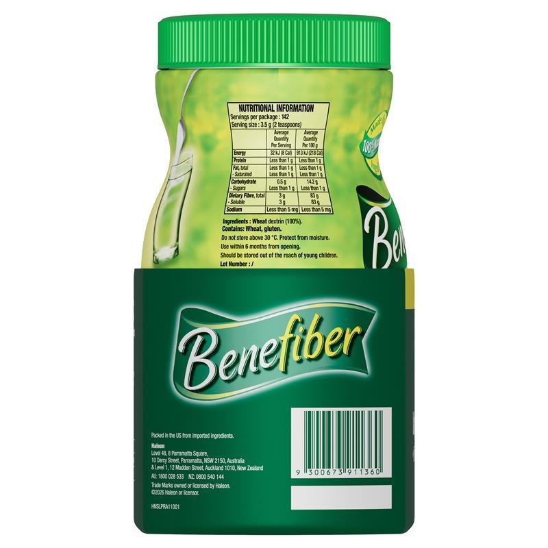 Benefiber 284 Dose 2x 500g Value Pack
