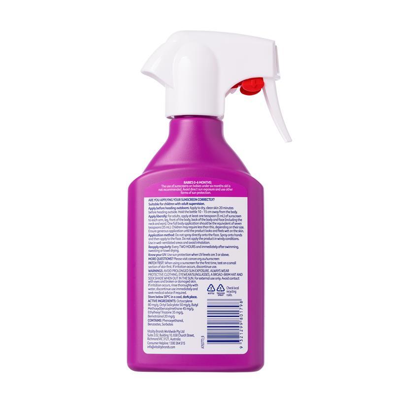Cancer Council SPF50+ Kids Sunscreen Spray 300ml