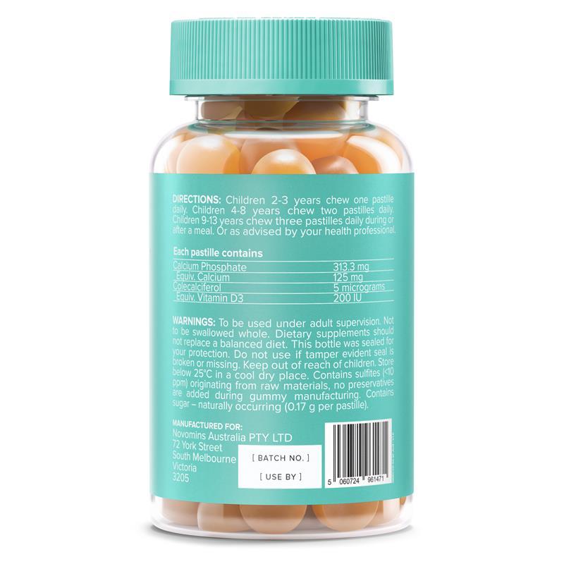 Novomins Kids Calcium & Vitamin D 60 Gummies