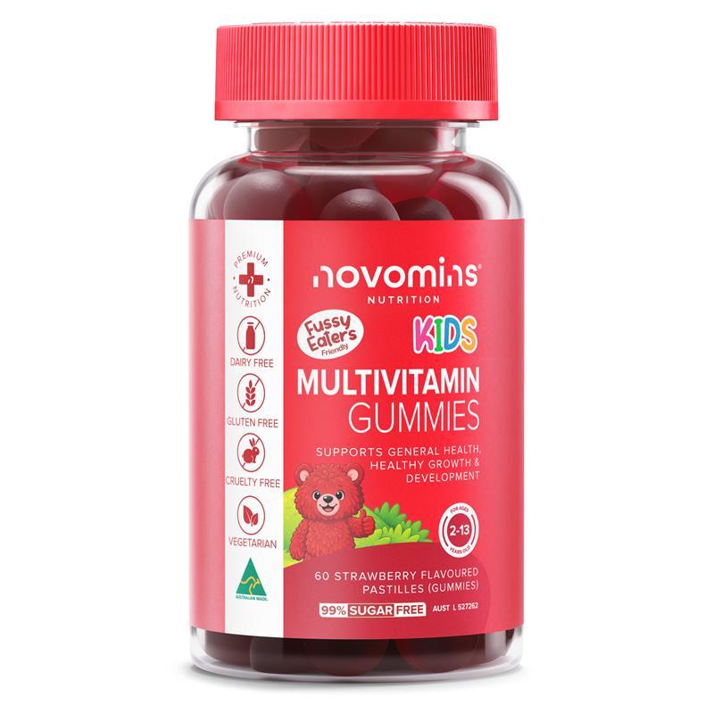 Novomins Kids Multivitamin 60 Gummies