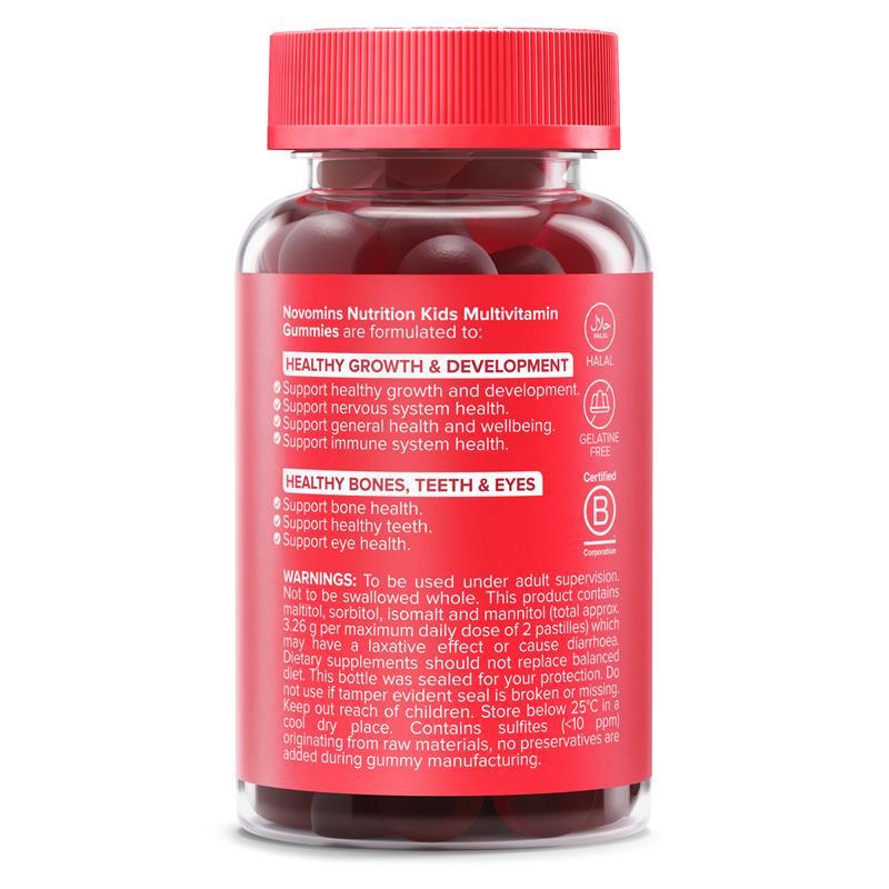 Novomins Kids Multivitamin 60 Gummies