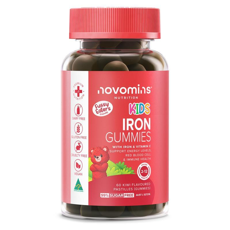Novomins Kids Iron 60 Gummies