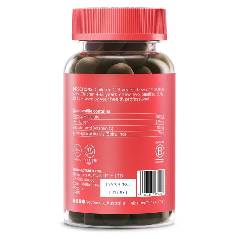 Novomins Kids Iron 60 Gummies