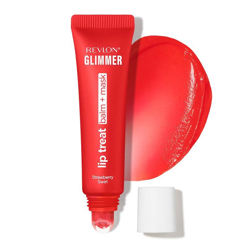 Revlon Glimmer Lip Treat Balm + Mask Strawberry Swirl