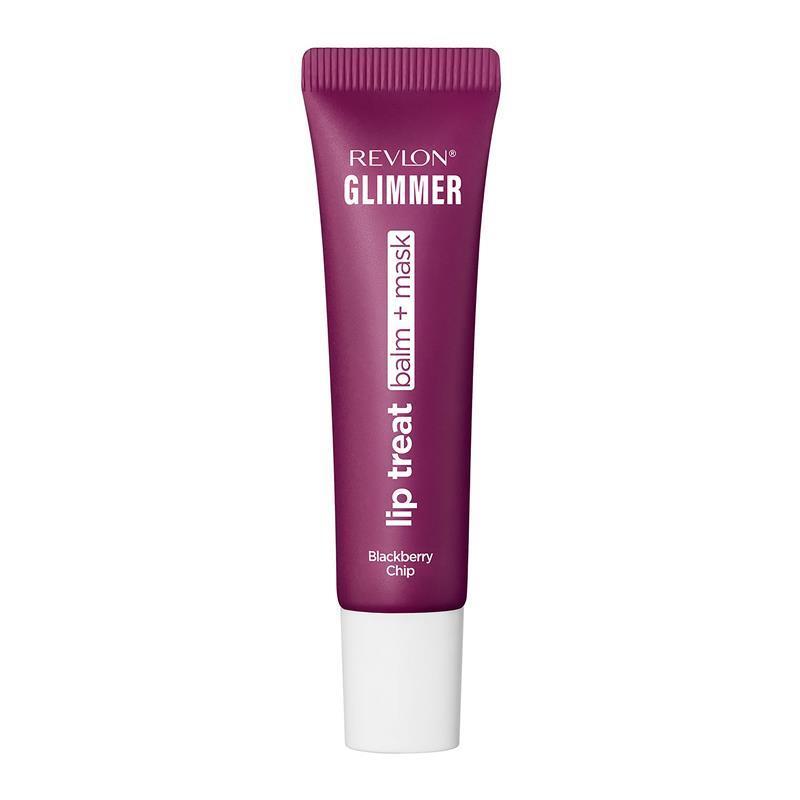 Revlon Glimmer Lip Treat Balm + Mask Blackberry Chip