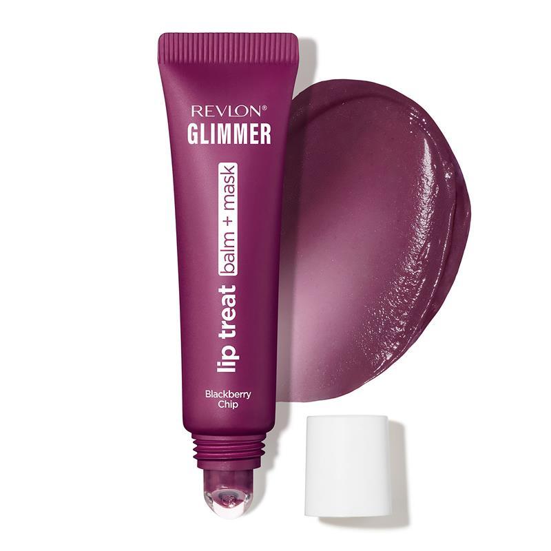 Revlon Glimmer Lip Treat Balm + Mask Blackberry Chip