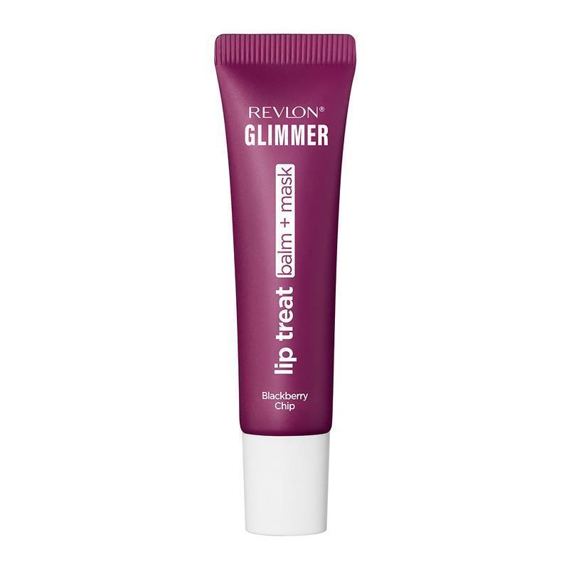 Revlon Glimmer Lip Treat Balm + Mask Blackberry Chip