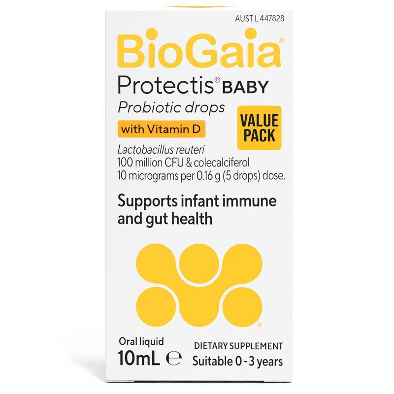 BioGaia Protectis Baby Probiotic Drops Vitamin D 10ml