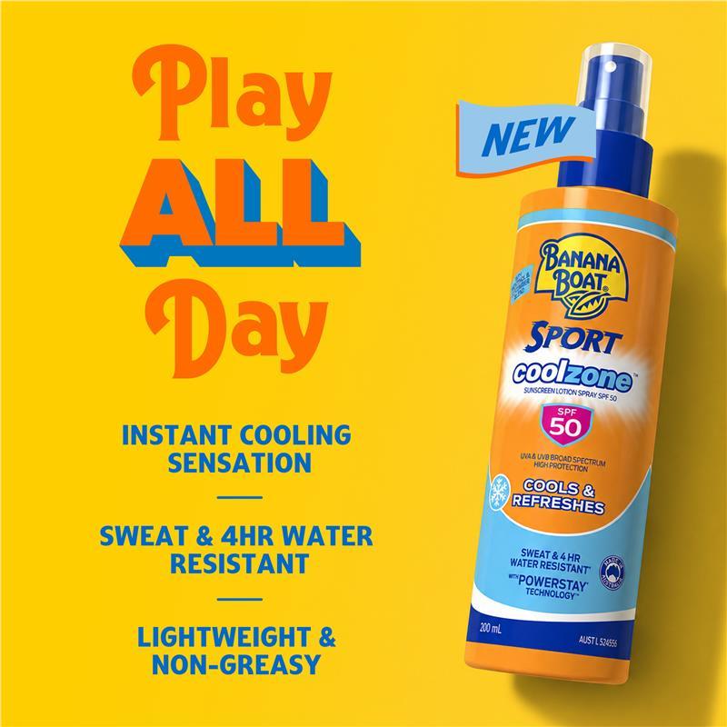 Banana Boat SPF 50 Sport Coolzone 200ml