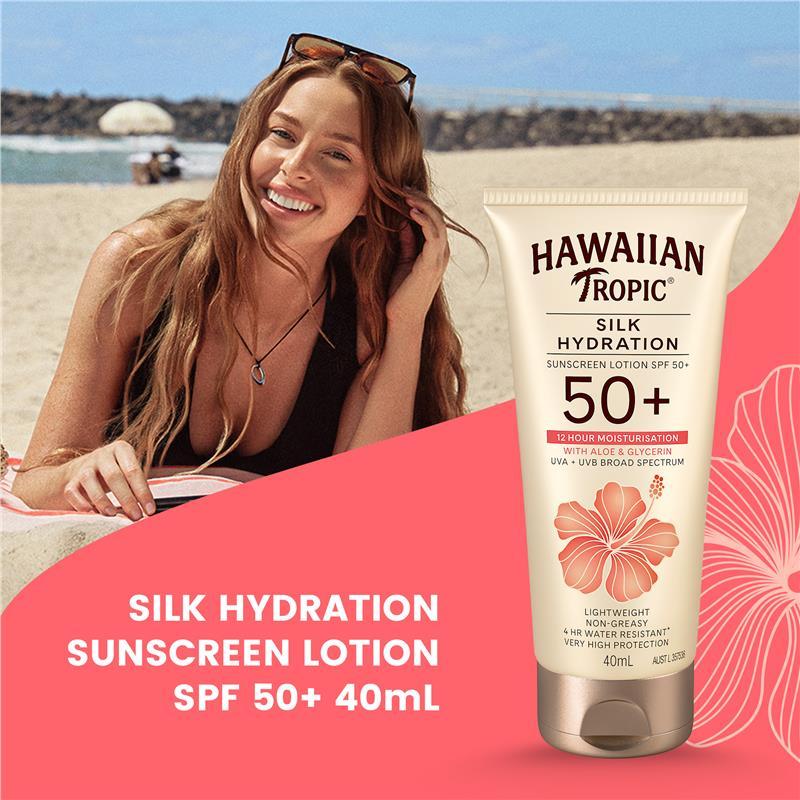 Hawaiian Tropic SPF 50+ Silk Hydration Lotion 40ml
