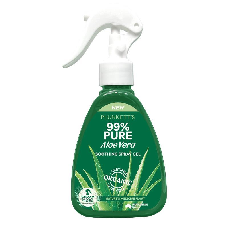 Plunketts 99% Pure Aloe Vera Soothing Spray Gel 240ml