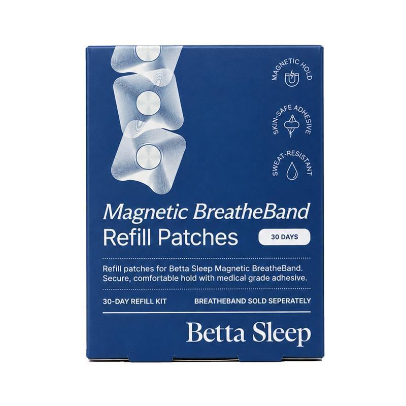 Betta Sleep Magnetic BreatheBand 30-Day Patch Refill