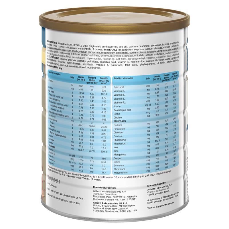 Glucerna Powder Chocolate 800g