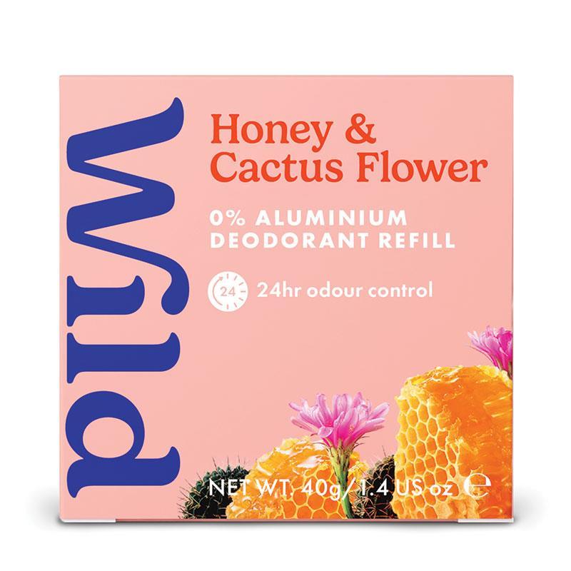 Wild Deodorant Stick Refill Honey & Cactus Flower 40g