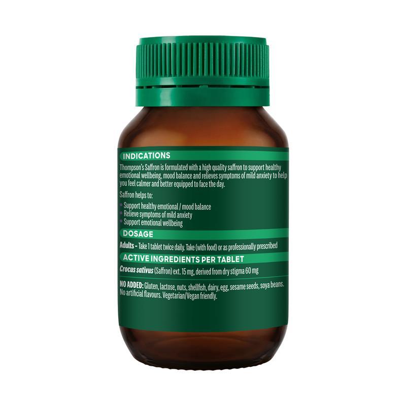 Thompsons Saffron 60 Tablets