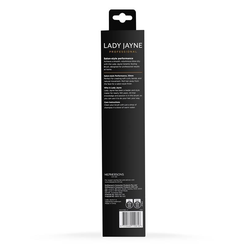 Lady Jayne Ceramic Barrel Brush 33mm
